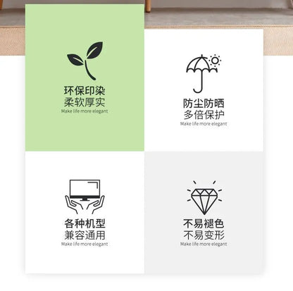 TV Cover Aesthetic three-dimensional sense Household Hanging LCD TV Dust 24-75 Inch Living Room Decoration for Televisions
