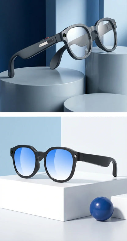 Xiaomi 4K AI Camera Glasses 800MP Multifunctional Photochromic Smart Glasses Bluetooth Calling Photo Video Music Translation New