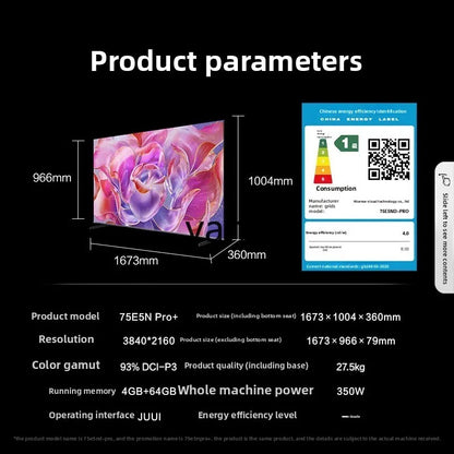 lcX Pro + 75 inch Mini LED TV LCD Home