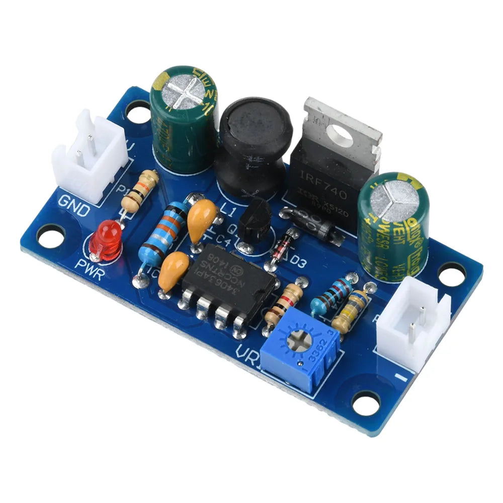 MC34063 Nixie Tube Booster DC 9-12V TO 80-380V 160V 170V Boost Converter High Voltage Power 6E2 6E1 6E5 Glow Clock Magic Eye