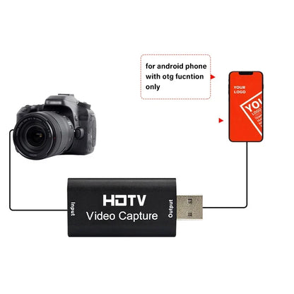4K Video Capture Card USB 3.0 USB2.0 HDTV Grabber Recorder for PS4 Game DVD Camcorder Camera Recording Live Streaming