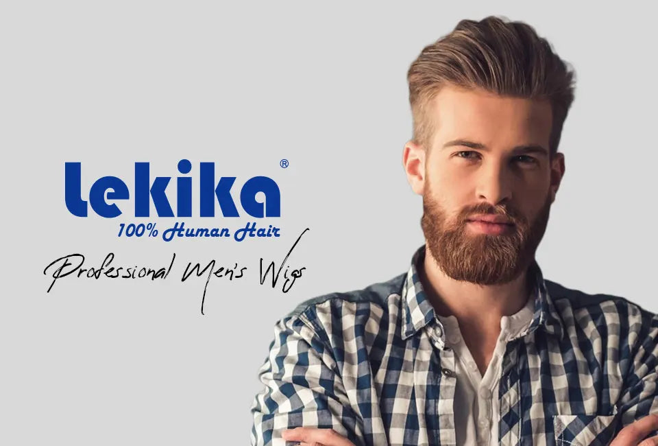 Australia Toupee Men Lace and PU Base Breathable Men's Wig For Men Capillary Prosthesis Replacement Natural Hairline System