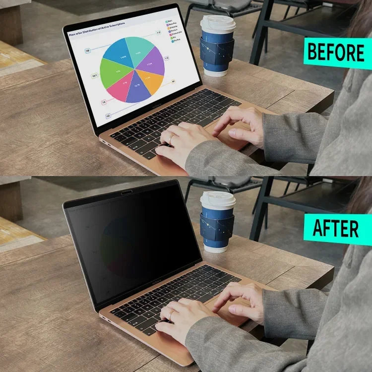 Anti-peeping Film 310 x174mm 345 x194mm New 14 Inch/15.6 Inch 30 ° Side Privacy Film Front High-definition for Macbook Pro/Air