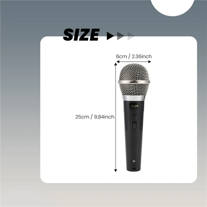 BTLIFE-Karaoke Microphone MIC Handheld Dynamic Wired Dynamic Microphone Clear Voice For Karaoke Vocal Music Performanc