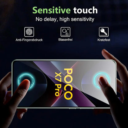 1-4Pcs Tempered Glass For POCO X7 X6 X5 Pro X4 X3 GT Screen Protector on Xiaomi POCO M7 Plus M5 M4 M3 M6 Pro 4G 5G Glass