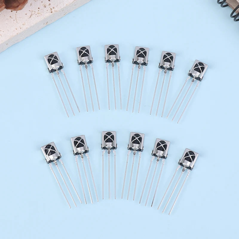 10Pcs Universal IR Infrared Receiver Sensor Module For VS1838B LF1738 Inductive Infrared Remote Receiver Tube Receiving Head