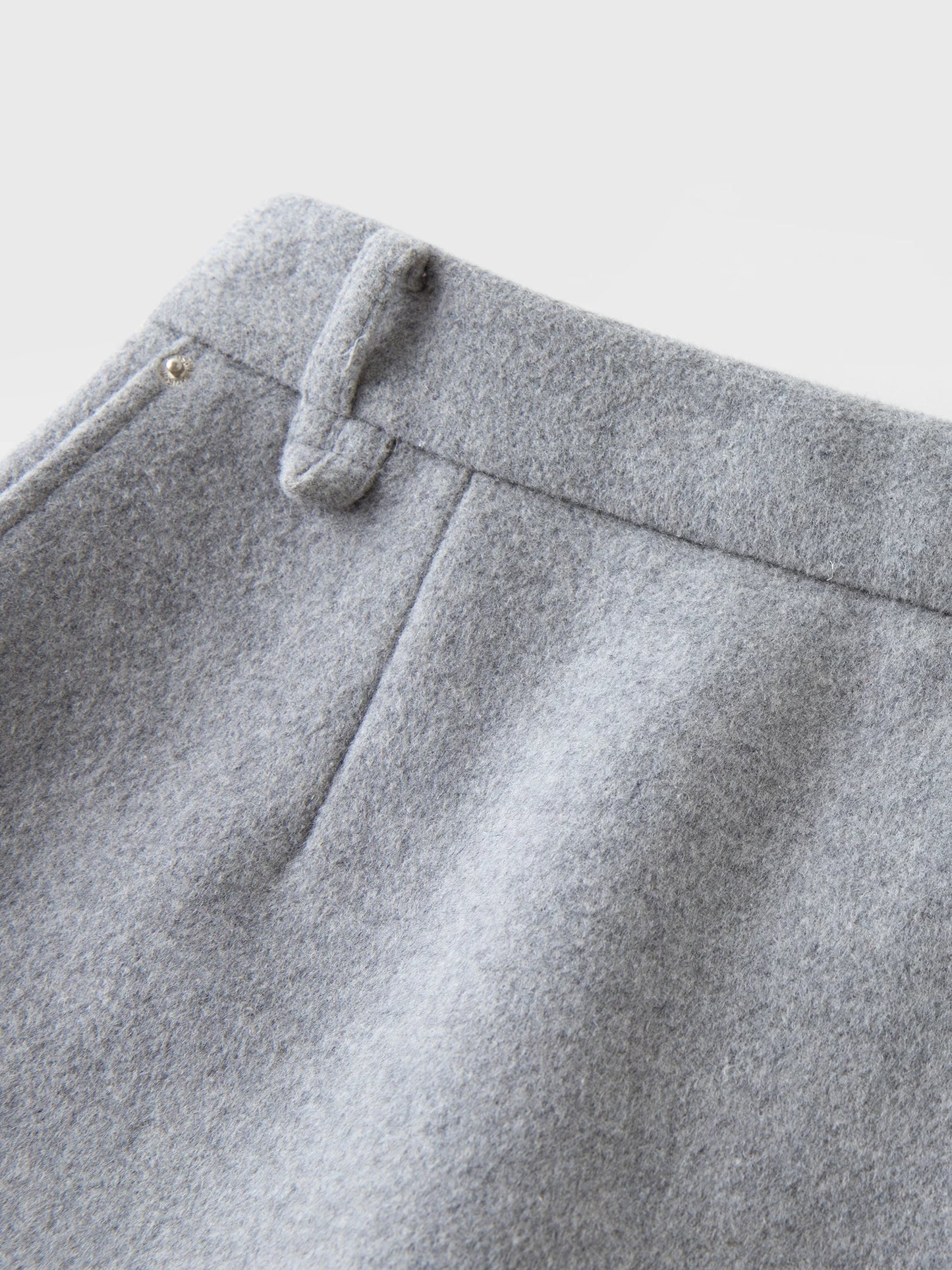 DUSHU Classic Long and Short Elastic Waist A-line Skirt 2025 Winter Skirt for Women Solid Simple Commuting Office Ladies College