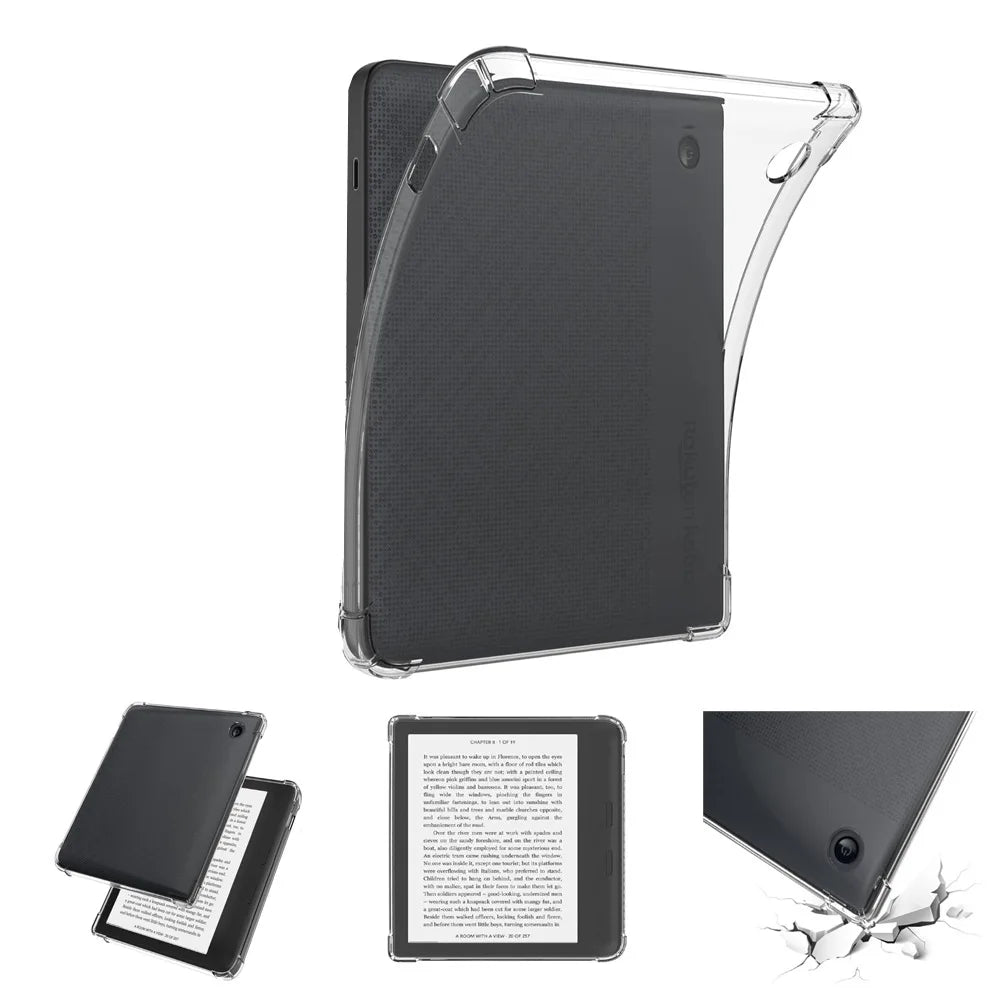 for Kobo Libra Colour 2024 7 inch ebook Transparent Protective Sleeve N428 TPU Cover