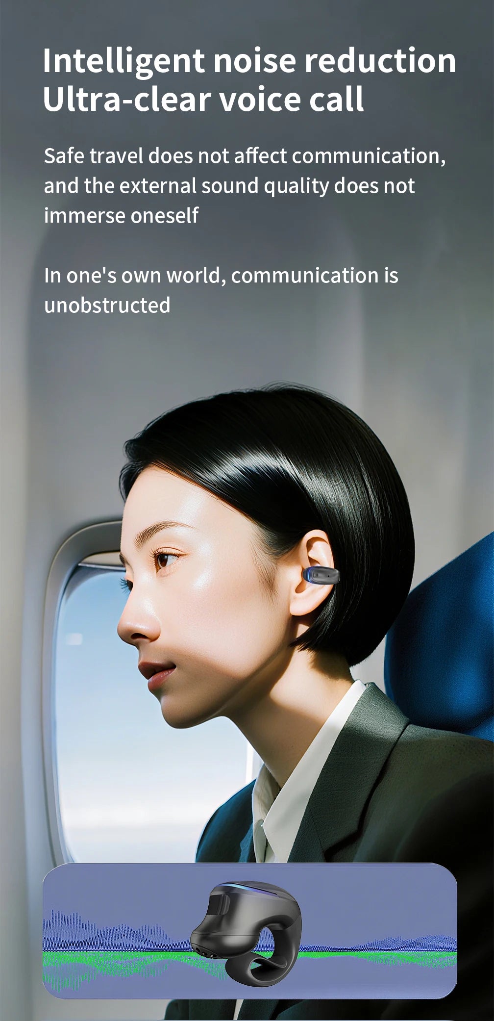 BT  Earphone Clip On Monaural Inear Motion Stereo Bone Conduction Gd28 Business Wireless Earphone Mini Monaural Tws