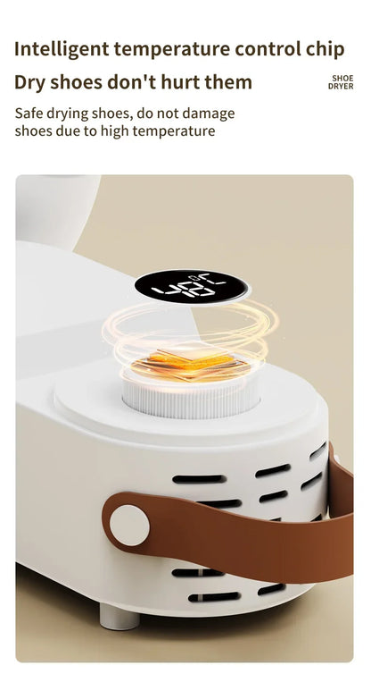 Adjustable Dryer  Shoe Dryer Intelligent Timer Quick Drying Deodorizing Sterilizing Shoe Dryer Household Shoe Warmer Heater