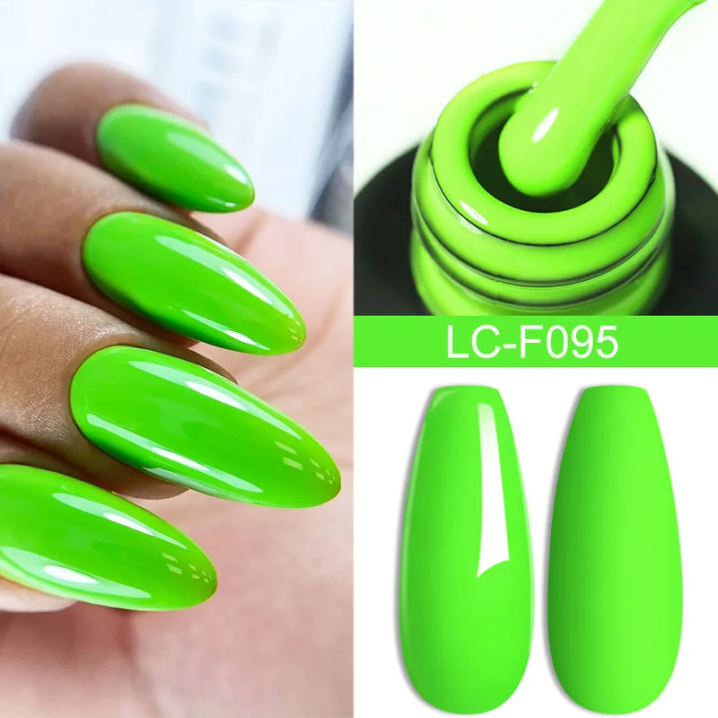 LILYCUTE 7ml White Color Gel Nail Polish Semi Permanent UV Gel Polish Gorgeous Full Coverage Soak Off UV LED Nail Gel Varnishes