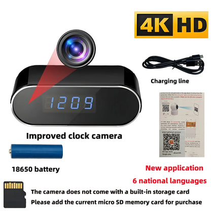 New 4KHD Mini WiFi Camera for Improved Clarity, Infrared Night Vision, Remote Viewing, Motion Detection, Wireless Mini Camera