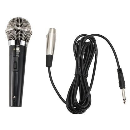BTLIFE-Karaoke Microphone MIC Handheld Dynamic Wired Dynamic Microphone Clear Voice For Karaoke Vocal Music Performanc
