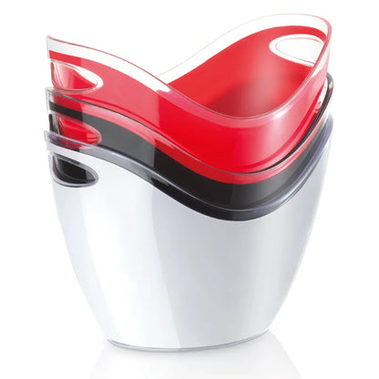 Non-LED Boat Style Ice Bucket for Beer KTV Yuanbao Cocktail Cooler Bar Mixed Drink Basin Iced Wine Tub Container