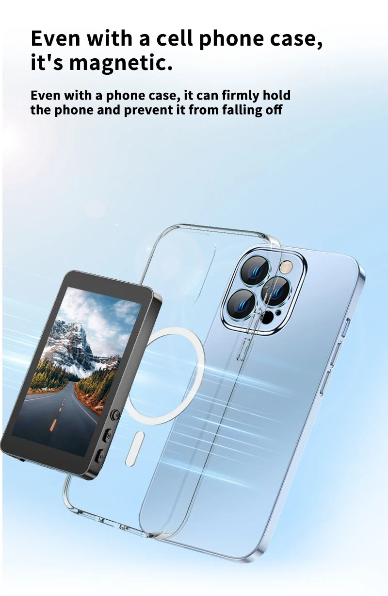 Mobile phone magnetic projection device, rear - high - definition self - shooting, wireless projection is extremely convenient