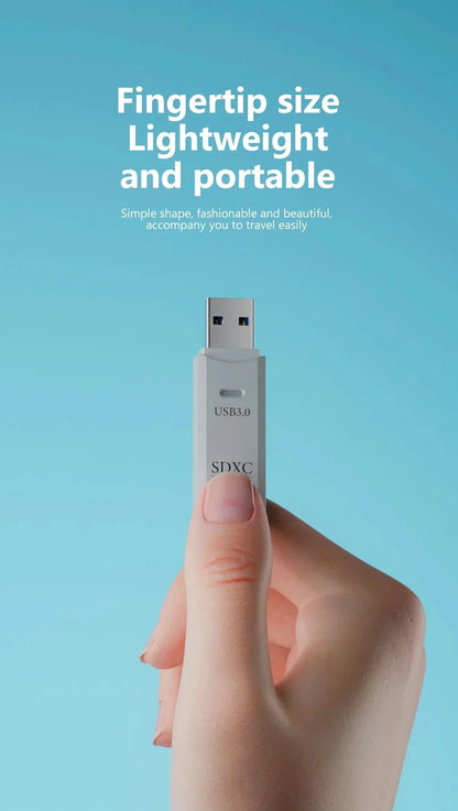 2 in 1 USB 3.0 Card Reader High Speed SD TF Memory Card Adapter for PC Laptop Computer Camera Tablet Accessories