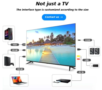 22-24 Inch Intelligent Network TV With TV Function LED Television Home Appliances IPS 1920*1080 Resolution PAL\NTSC\SECAM
