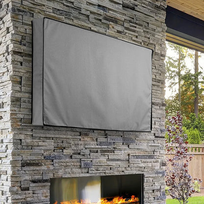 22" To 85" Outdoor TV Cover Protect TV Screen Weatherproof Dust-proof Cover High Duty Oxford 600D Black Grey Waterproof TV Box