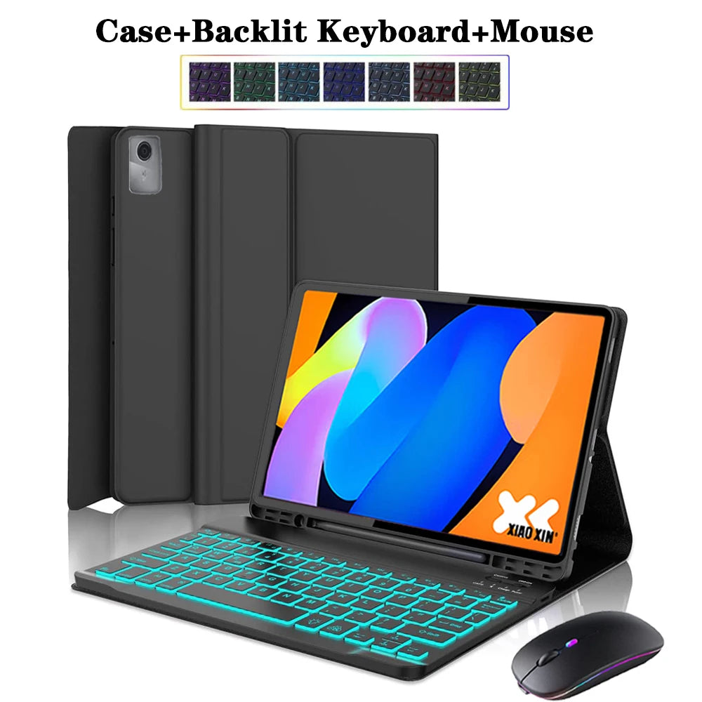 Tablet Case for Lenovo Xiaoxin Pad 11 lnch 2024 2025,Detachable  Keyboard Case for Lenovo Tab M11 / Idea Tab 11" with Pen Slot