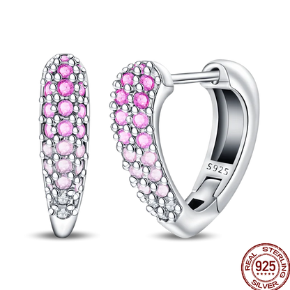 Hot Sale 925 Sterling Silver Spring Zircon Sunflower Stud Earrings For Women 2023 Trending Fashion Jewelry mother's day gift