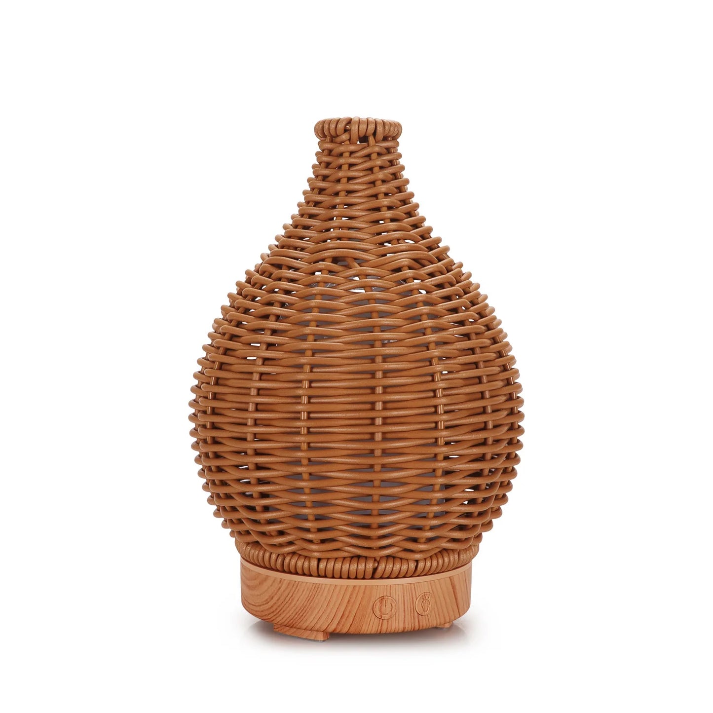 Wood Weave Vase Aromatherapy Humidifier Household Vase Air Humidifier Ultrasonic Mute Colorful Humidifier Spray Instrumen