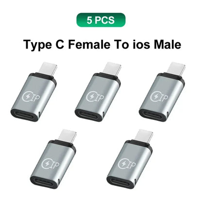 USB C Adapter Type C To Micro To Mini USB Female Converters for IPhone 14 13 Xiaomi Samsung for Lightning Male Charger Adapter