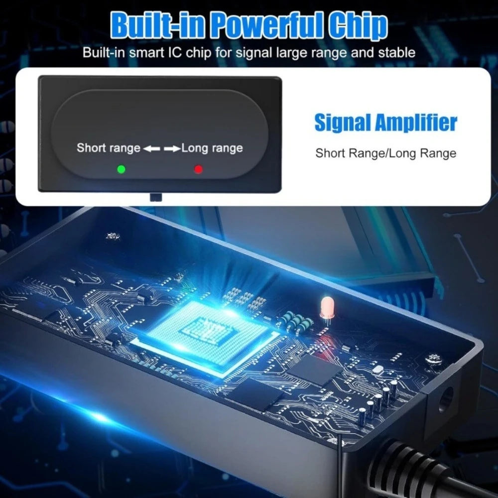 HDTV Digita Antenna for All Smart/Old TV with Amplifier Signal Booster for Local Channels Indoor ATSC DVB-T/T2 ISDB-T DMB-T/H