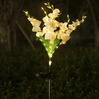 1pc solar butterfly flower lamp, solar garden lamp suitable for outdoor, courtyard, path decoration lighting, Mother's Day gift