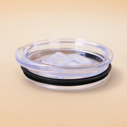 12oz 16oz 20oz 30oz Slim Straight Cup Push Lid Sealed Leak-proof Transparent Slide Lid Simple Car Cup Lid Wholesale Tapa De Taza