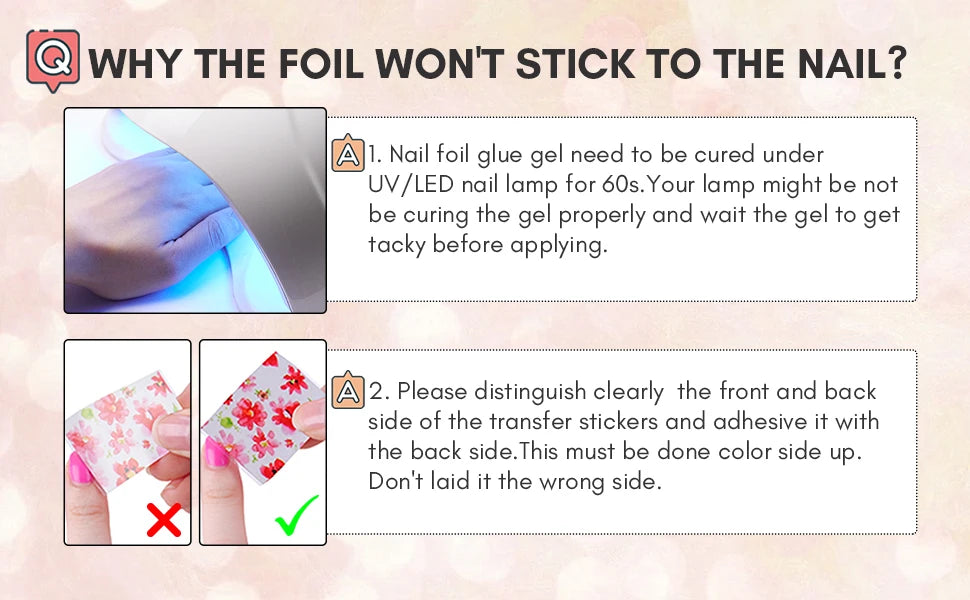 Makartt Nail Foil Glue Gel for Nail, Foil Gel Transfer for Nails Art Stickers Strong Adhesion Foil Transfer Gel Soak Off Salon