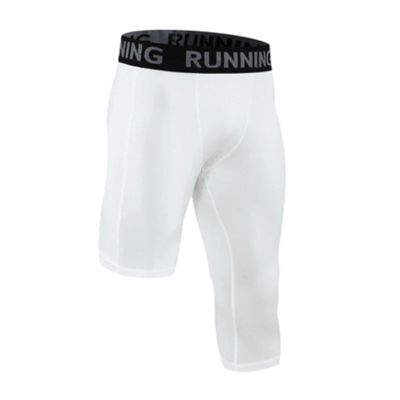 Sports Fitness Pants Men Gym Shorts Workout Tights Running Training Bottoming Shorts Compression Leggings Basketball Sportswear