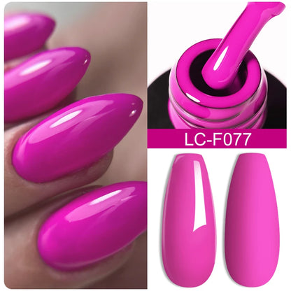 LILYCUTE 7ml White Color Gel Nail Polish Semi Permanent UV Gel Polish Gorgeous Full Coverage Soak Off UV LED Nail Gel Varnishes