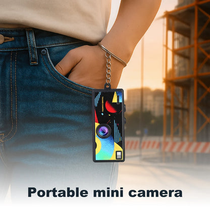 Magecam Thumb Keychain Camera 0.96inch Mini Action Camera Retro Support Memory Card 1080P Very Small Camcorder Video Recorder