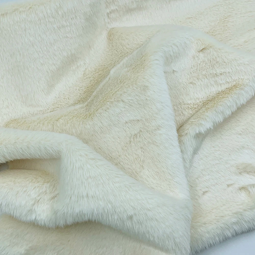 1Pcs 50/80/160cm Faux Rabbit Fur Fabric 100% Polyester 10mm Pile Super Soft Plush Fabric For Handmade Stuffed Toys Sewing Fabric