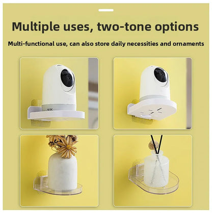 Punch-Free Security Surveillance Camera Stand New Traceless Wall-Mounted Bracket Home Self-Adhesive Drill-free Fixer 1pcs