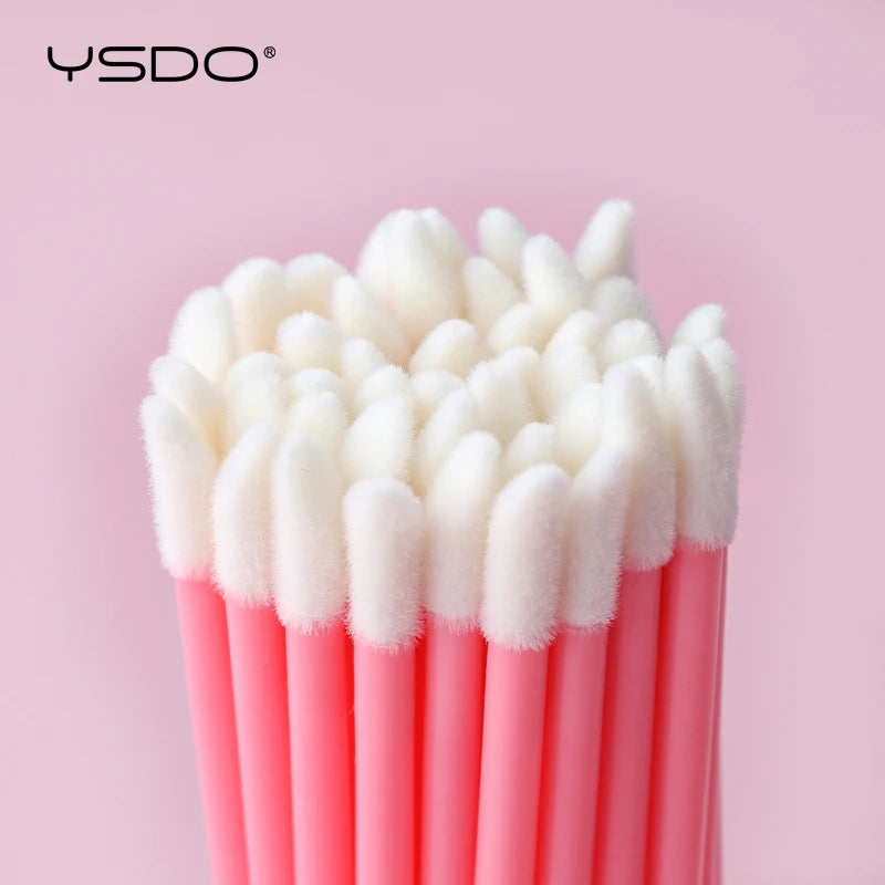 5/50/100 Pcs Lip Brushes Soft Cosmetic Lip Brush Lipstick Lip Glossy Wands Cleaner Applicator Eyeshadow Makeup Brush Tool