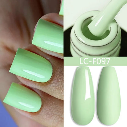 LILYCUTE 7ml White Color Gel Nail Polish Semi Permanent UV Gel Polish Gorgeous Full Coverage Soak Off UV LED Nail Gel Varnishes