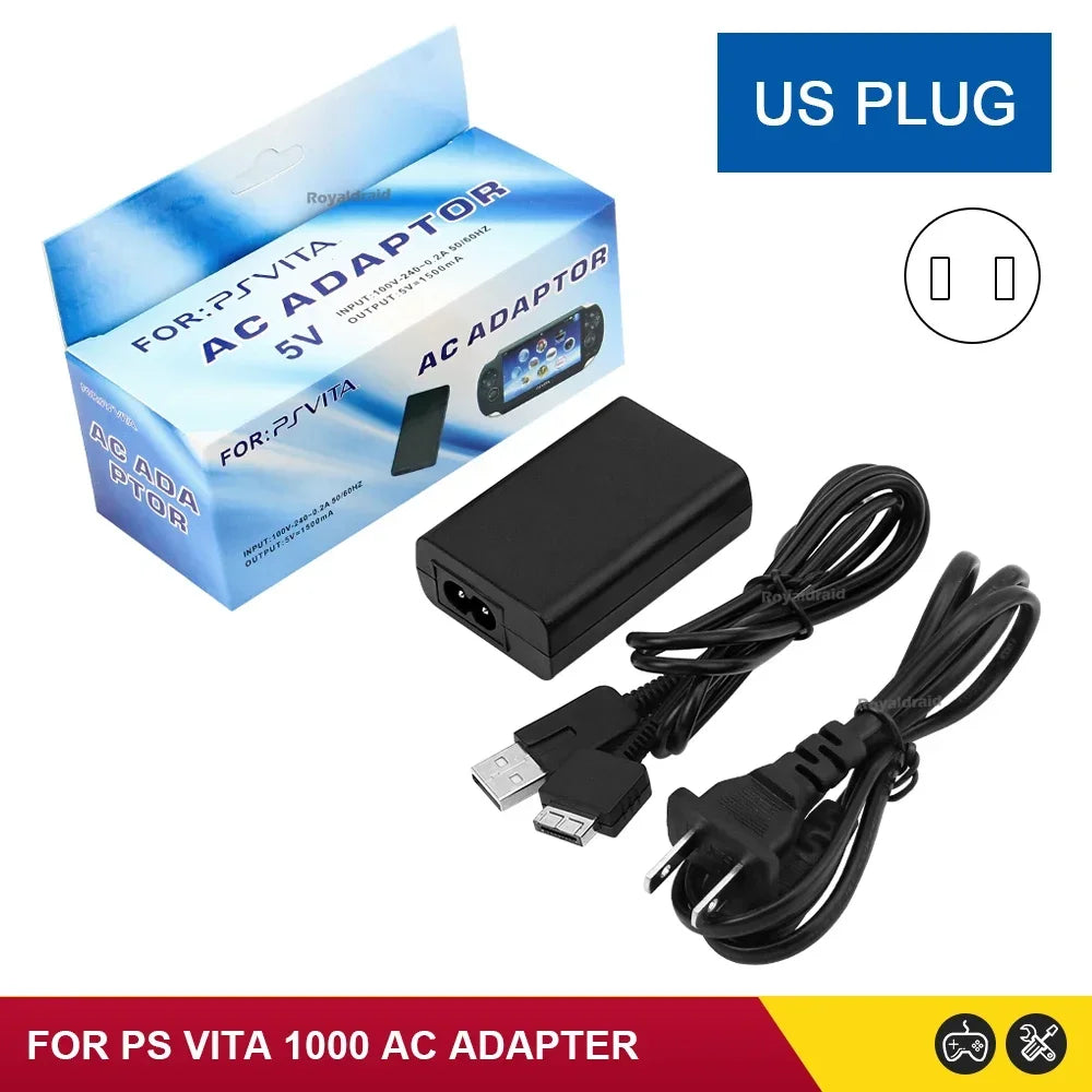 EU/US Plug Home Wall Charger AC Adapter Power Supply Cord for Sony PSP/PSV Host ACCU PSP1000/2000/3000 Supply Source and Game
