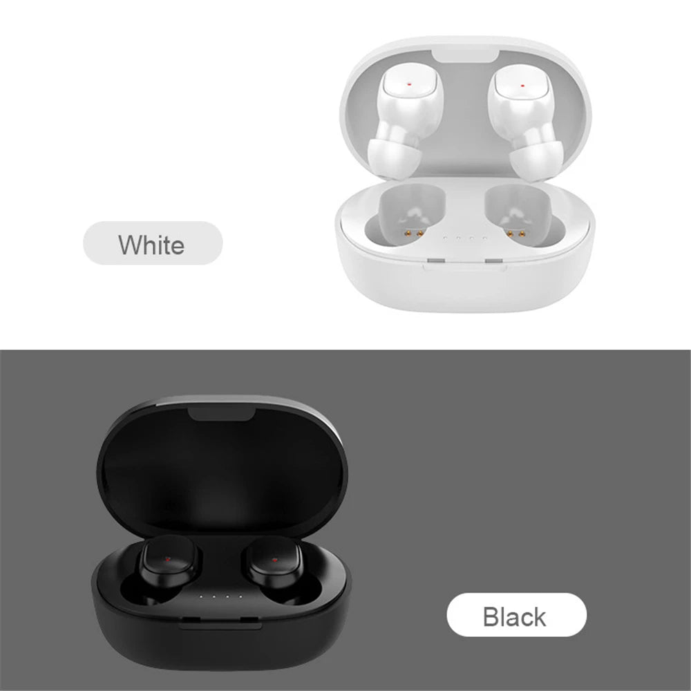A6S Wireless Bluetooth Earphones - Sport Touch Control Headset With LED Display Stereo Sound For Xiaomi Huawei