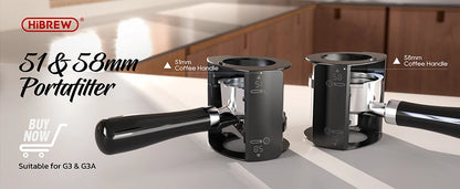 HiBREW Coffee Mill Automatic Electric Coffee Grinder with 31 Gears for Espresso American Coffee Pour Over Visual Bean Storage G3