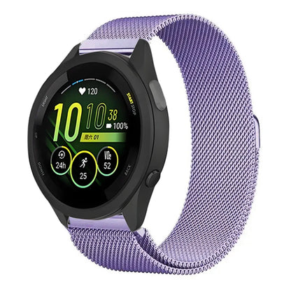 20mm 22mm Magnetic Milanese Strap for Garmin Forerunner165 55 645 265 965 255/Active 5/Vivoactive Comfortabe Band Garmin Venu 3