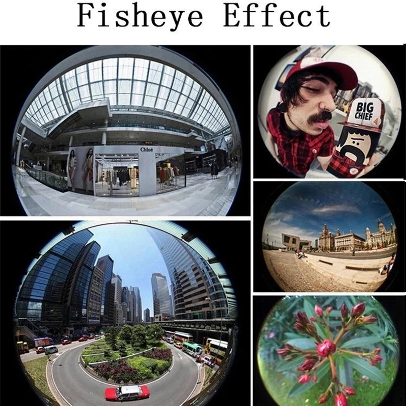 1 Set 3In1 Mobile Phone Fish Eye+Wide Angle+Macro Lightweight Camera Lens For Universal Cell Phone