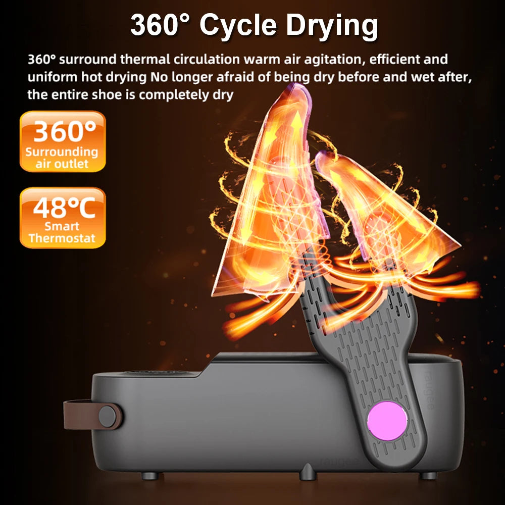 Shoe Dryer Smart Footwear Dryer Fast Drying Deodorizing Sterilizing Household Shoe Warmer with Heater Foldable Dry Sterilizer