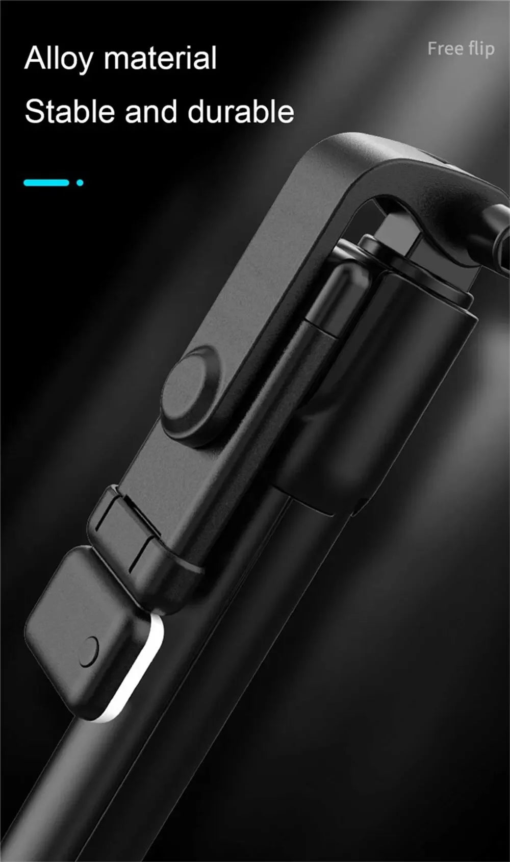 Cell Phone Selfie Stick Tripod Bluetooth Remote Wireless Selfi Stick Phone HolderStand with Beauty Fill Light for Phone