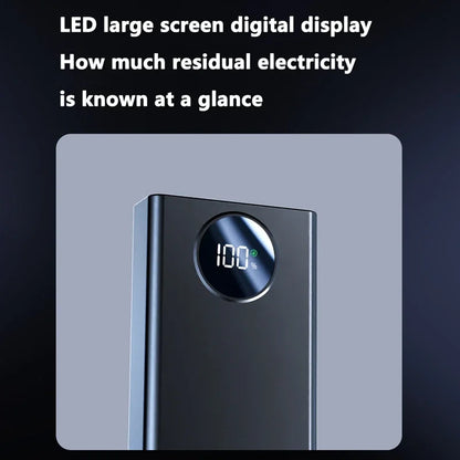 500000mAh Large Capacity Power Bank 120W Super Fast Charging With Portable Digital Display Supply For Various Phones