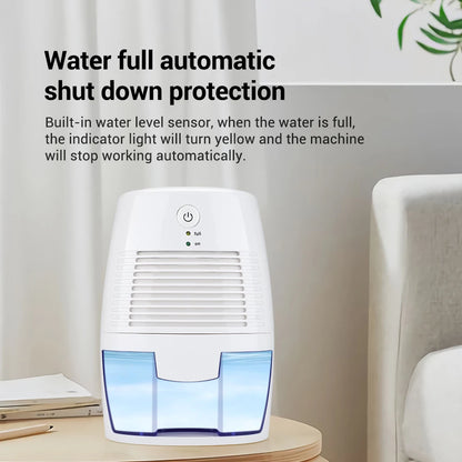 Electric Portable Dehumidifier Air Purifier USB Mute Moisture Absorbers Air Dryer For Home Room Office Kitchen Deodorizer Dryer