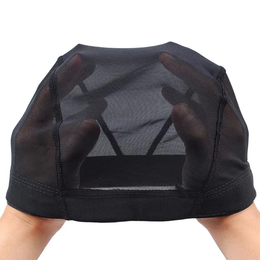 1-6PC Spandex Mesh Dome Wig Cap Easier Sew In Hair Stretchable Weaving Cap  Weaving Wig Cap Stretchable Hairnets