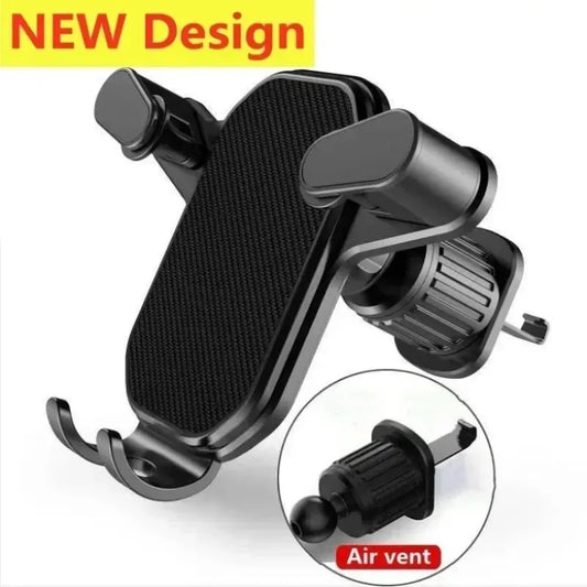 Car Air Outlet Clip Stand Car Phone Holder Smartphone Mount Gravity No Magnetic Support in Car For iPhone Xiaomi Samsung Huawei