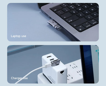 Hagibis 240W USB C to C Adapter 40Gbps 8K 60Hz 90 Degree Converter USB4 Adapter for Thunderbolt 4/3 MacBook iPhone 17 Pro Tablet