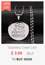 Boy Girl Child Kid Stainless Steel Necklaces Women Gold Color Mothers and Children Necklaces Jewelry Mother's Day Gift N519S01